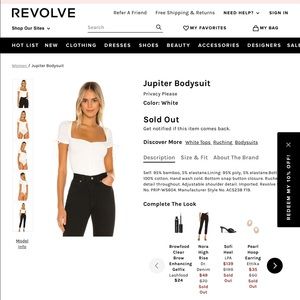 Privacy Please Revolve Jupiter Bodysuit -Sold out